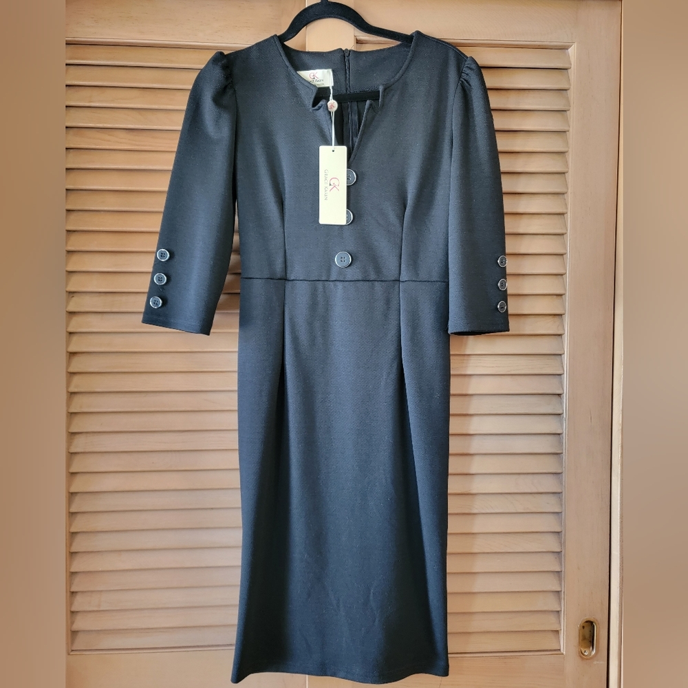 Grace Karin Little Black Sheath Dress